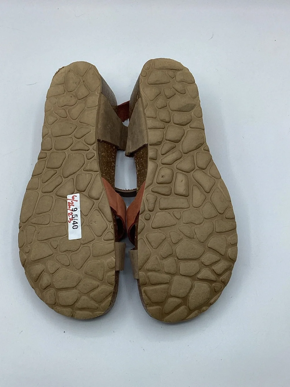 Genuine leather Italian Brown Strappy walking Sandals